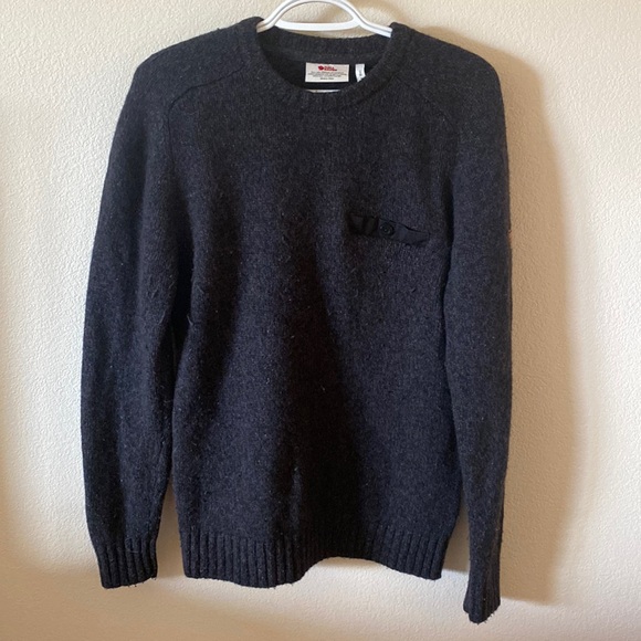 Fjallraven Lada Round-neck Wool Sweater Size Men’s Small - Picture 1 of 16
